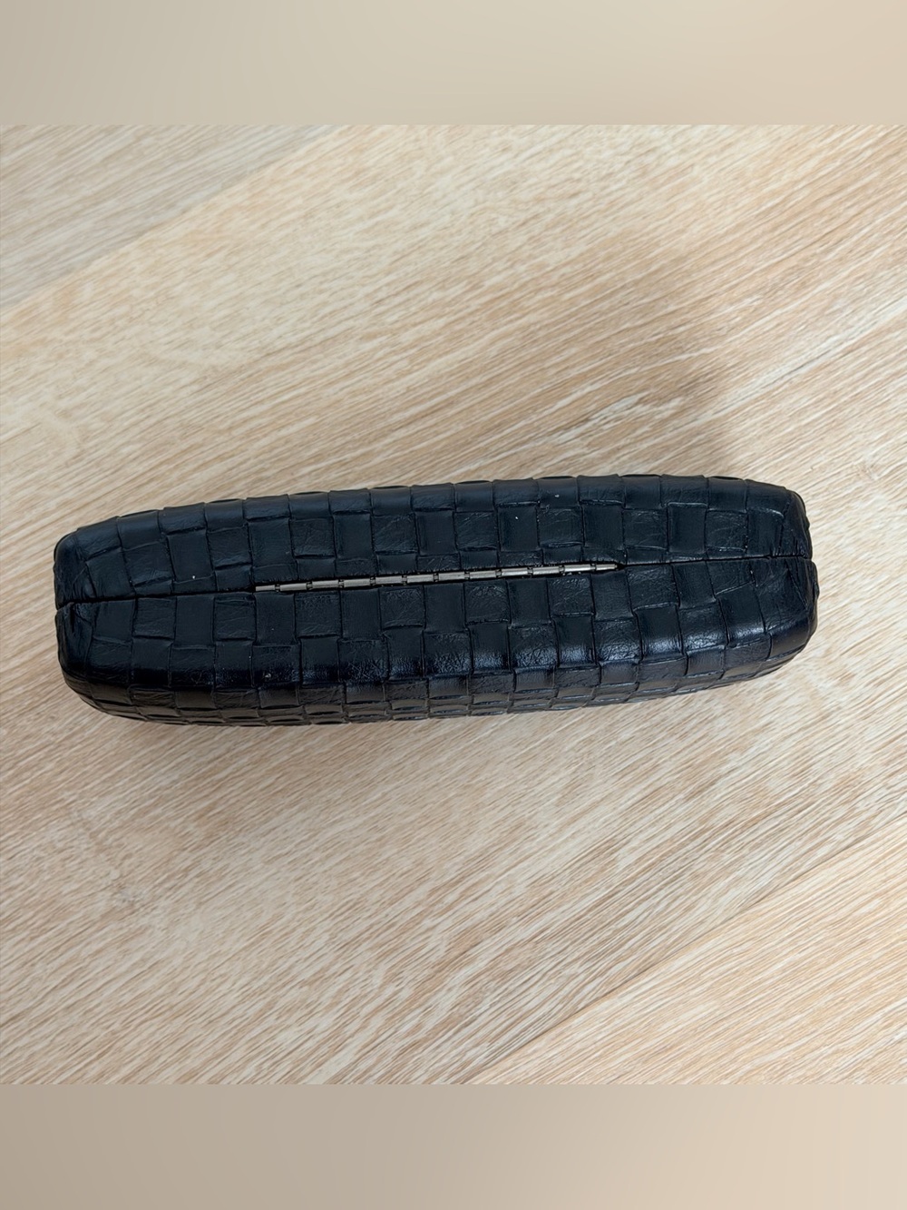 Bottega Veneta Inspired Woven Leather Glasses Case Intrecciato Sunglasses Holder - Picture 3 of 8